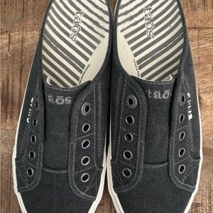 Taos Blue Denim Sneaker Mule size 8